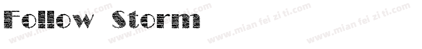 Follow Storm字体转换